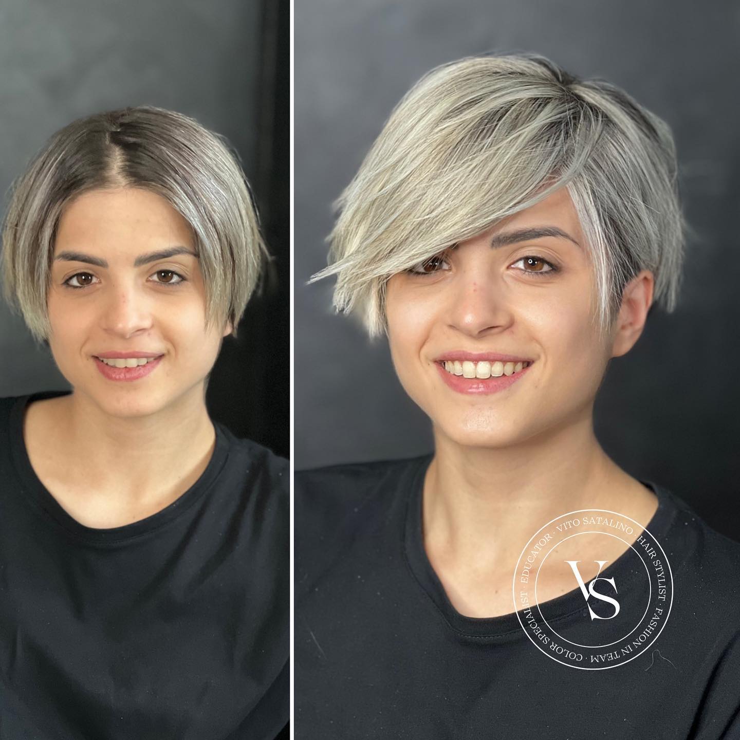 Edgy Sliced Bixie Before and After